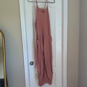 Free People Movement Women’s Dusty Rose Jumpsuit